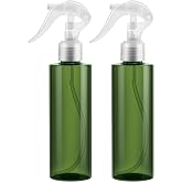 Mist Spray Bottle For Hair (7oz/2 Pack) Premium Leak-Proof Travel Bottles | UV Protection Plastic Spray Bottle For Hair, Cleaning and Plants - Multi Purpose use Durable （Green）