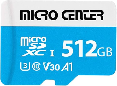 Amazon Com Micro Center Premium 512gb Microsdxc Card Uhs I Flash Memory Card C10 U3 V30 4k Uhd Video A1 Micro Sd Card With Adapter 512gb Computers Accessories