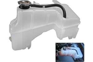 PPNZQAUT 603-056 Engine Coolant Reservoir Tank with Cap Compatible with 2005 - 2010 Chrysler 300 | 2008 - 2010 Dodge Challenger, 2006 - 2010 Dodge Charger, 2005 - 2008 Dodge Magnum Replaces# 4596466AF