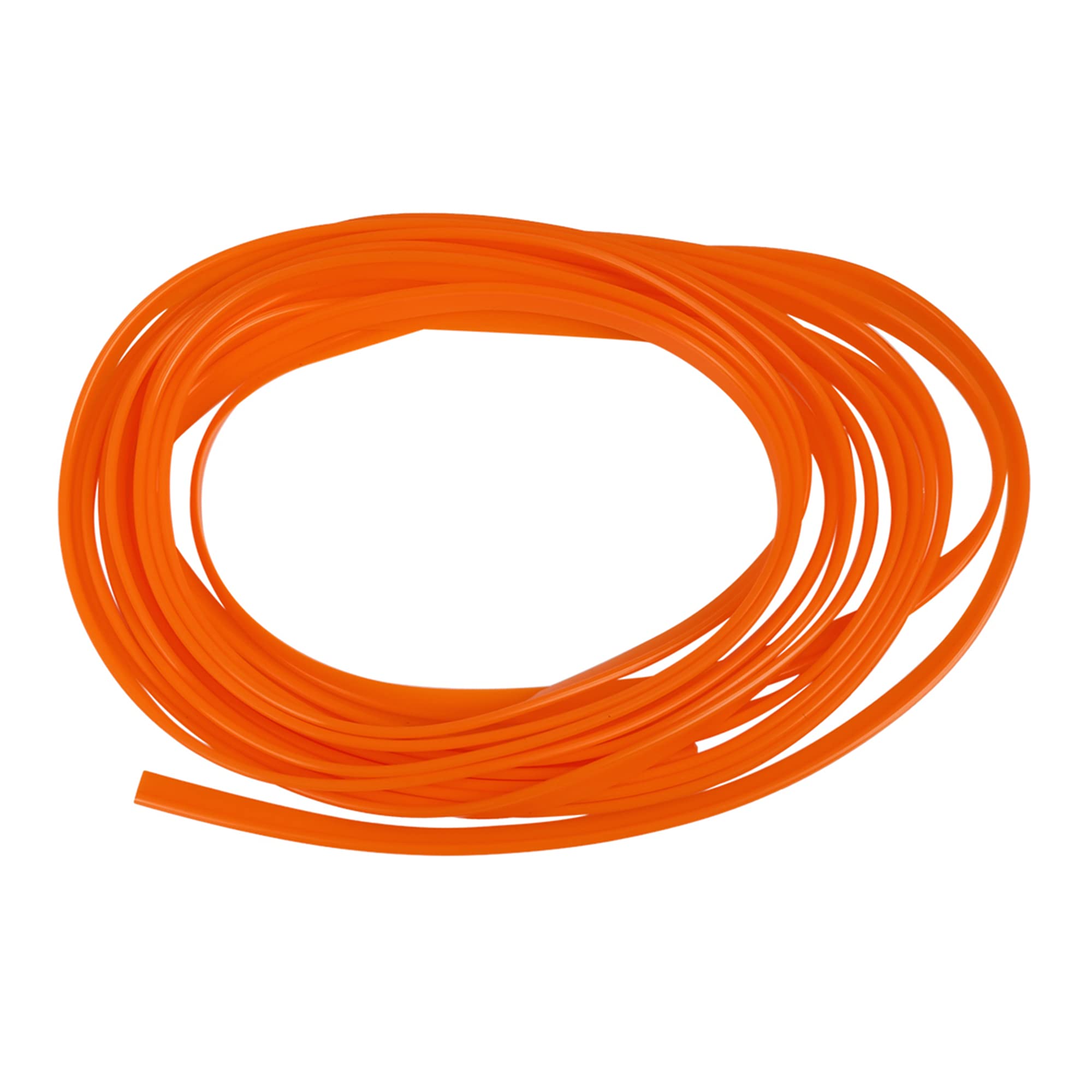 X AUTOHAUX Car Orange Trim Strip Line Door Edge Seal Protector 5m 16.4ft