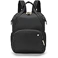 PacSafe Women's Citysafe CX 17L Anti Theft Backpack-Fits 16 inch MacBook Pro, Black, One Size