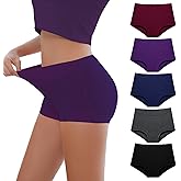 Migbean Boy Shorts Underwear for Women - Boxers for Women, Women's Cotton Underwear Boyshorts