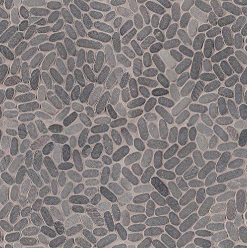 MSI AMZ-M-00310 MSI Sliced Pebble Coal 12 in. x 10
