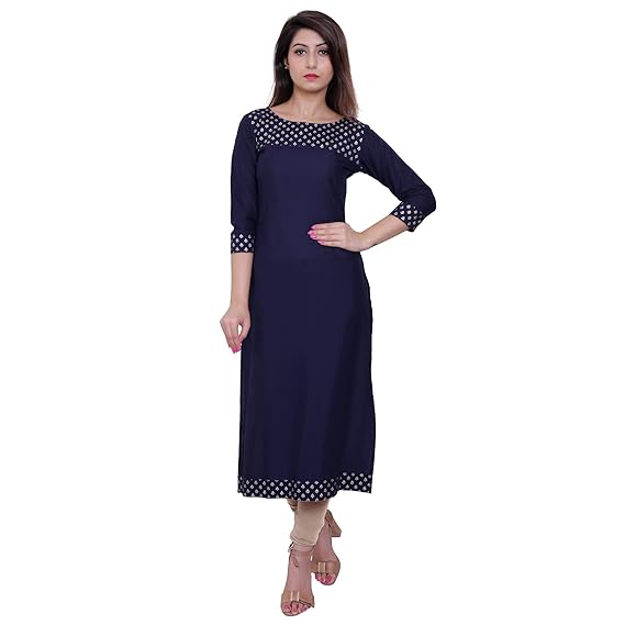 Women's Cotton Straight Kurta