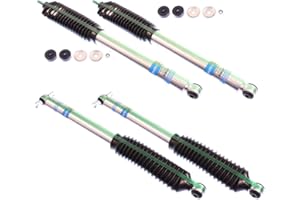 SOUTHWEST SPEED NEW BILSTEIN FRONT & REAR SHOCKS FOR 07-18 JEEP WRANGLER JK WITH A 1.5" TO 3" LIFT, GAS SHOCK ABSORBERS, ISLANDER MOUNTAIN RUBICON SAHARA SPORT UNLIMITED X X-S 2007 2008 2009 2010 2011 2012 2013 2014