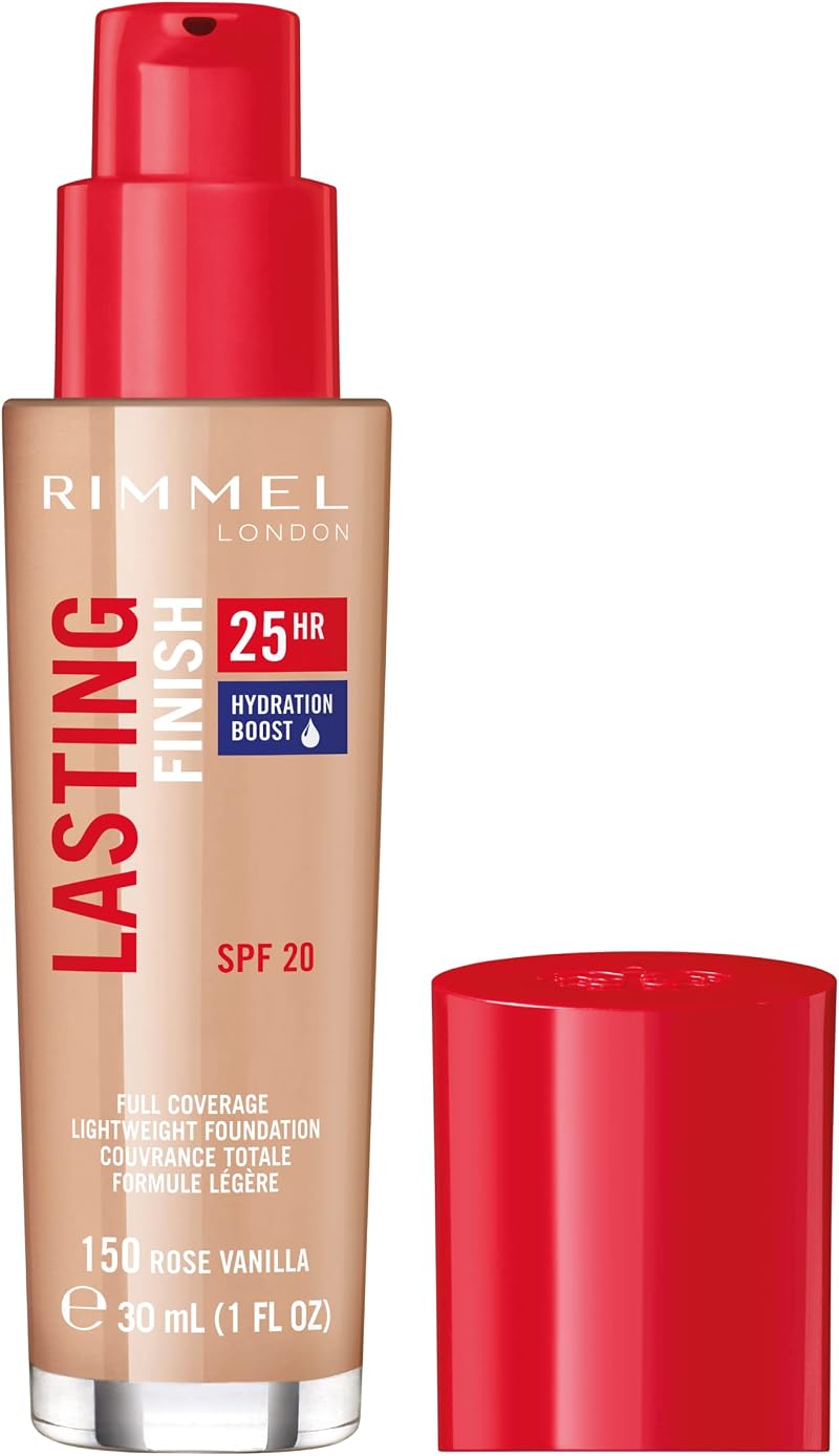 Rimmel Lasting Finish 25 Hour Foundation Rose Vanilla - 30ml (Pearl)