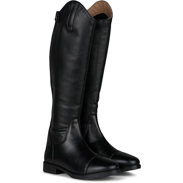 tuffrider ladies baroque dress boots TuffRider Ladies Baroque Lace Up Paddock Boots Black / 11