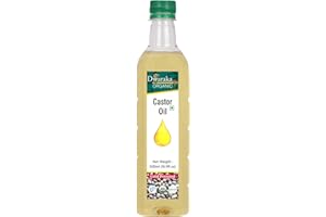 Dwaraka Organic Cold Pressed Castor Oil for Hair Growth, Skin & Digestion - 16.9 Fl Oz (500 ML) | USDA Organic, Non-GMO, All Natural