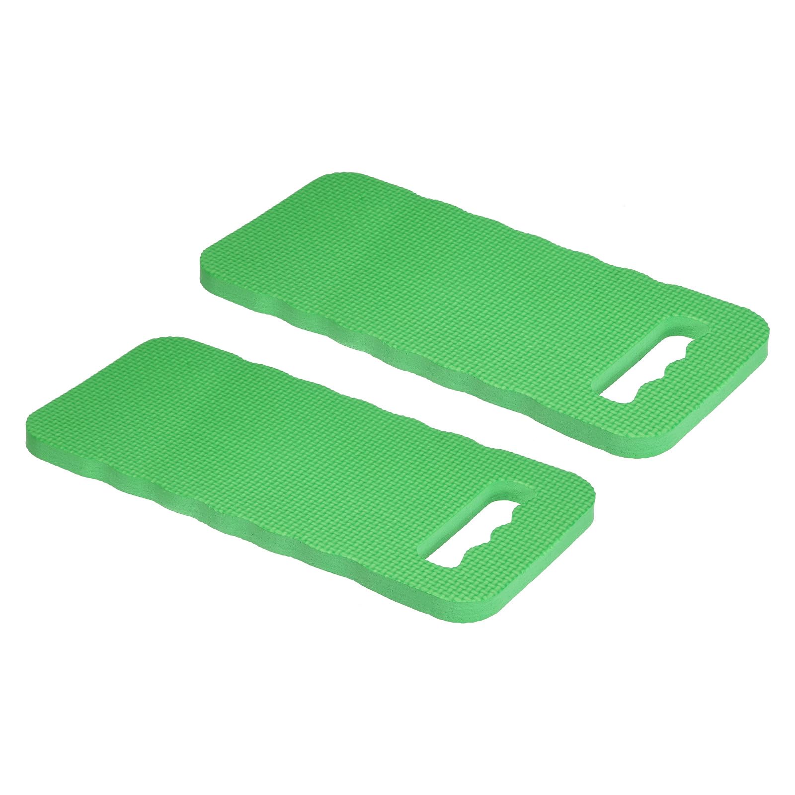 PATIKIL 13.4"x6.5"x0.6" Garden Kneeling Pad, 2 Pack EVA Knee Mat Foam Cushions Waterproof Sitting Pads for Gardening Camping Yoga Pilates Exercise, Green