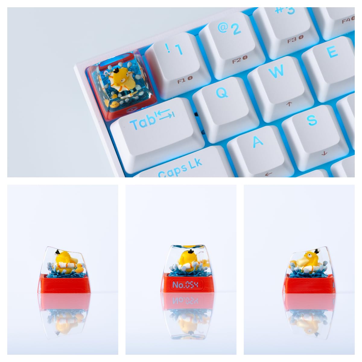 Mua Handmade Custom Artisan Keycaps - R5/Esc Transparent Anime Resin ...