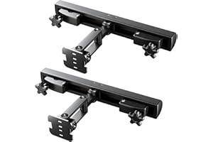 SEVENTOUR Car Headrest Monitor Car TV Mounting Bracket for Monitors with Snap-on Backplates,Retractable Swivel Design, Mount is Suitable for a Variety of car Models (2 pcs)