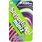 Shrumfuzed Miniz - Proprietary Nootropic Gummy 3200mg - Lion's Mane, Reishi, Chaga, Cordycep, and Proprietary Nootropic Mushroom Blend (10pk, Assorted)