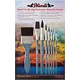 Creative Mark Professional Artist Watercolor Paintbrush Set, Mimik Synthetic Squirrel Hair for Watercolour, Acrylics, Gouache