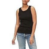 Michael Stars Women's Paloma Wide Binding Cotton Tank Top - Everyday Basic