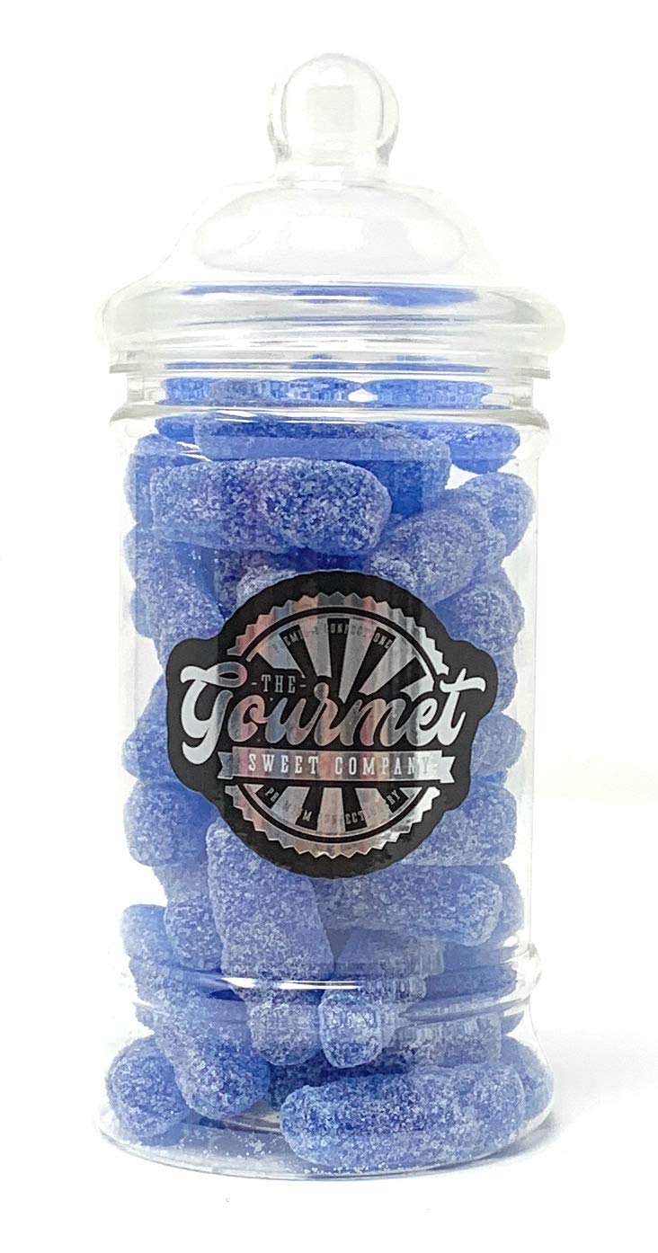 Fizzy Blue Babies Victorian Gift Jar by The Gourmet Sweet Company