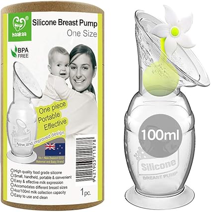 Amazon Haakaa Breast Pump シリコーン手動搾乳器 ブレストポンプ 100ml フラワーストッパー ホワイト セット 搾乳器 ベビー マタニティ 通販