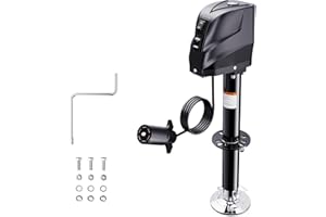 FZZD 5500-7500lbs Electric Trailer Jack, 7-Way Connector, 23.2" Vertical Travel, 12V DC,for RV Trailer, Camper