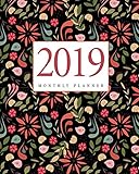 2019 Monthly Planner: 12 Month Calendar January to December 2019 Notebook Daily Planner Time Managem by Mary W. Publishing