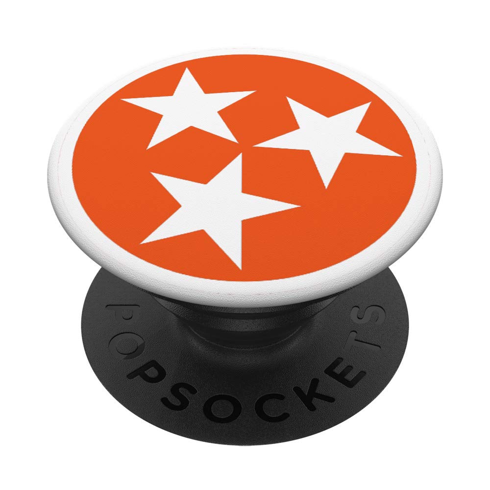Tennessee Flag State TN Pride Orange White PopSockets Swappable PopGrip