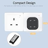 LENCENT 2 Pin to 3 Pin UK Fuse Adaptor Plug 10A Shaver Toothbrush view 4