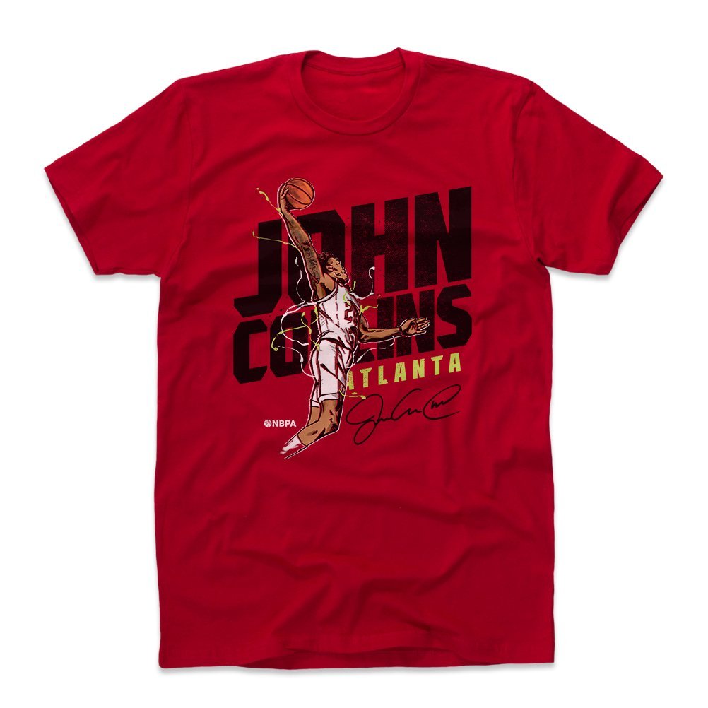 John Collins Shirt Vintage Atlanta Basketball S Apparel ...