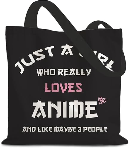 Amazon.com: LANBAIHE Just A GL Who Loves Anime Tote Bag, Anime