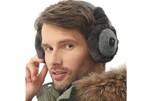 Aroma Season Heated Earmuffs Men & Women, Heated Ear Warmer for Running, Walking, Skiing, Warm Gifts for Women Men Kids