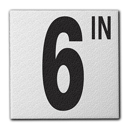 Ceramic Swimming Pool Deck Depth Marker 