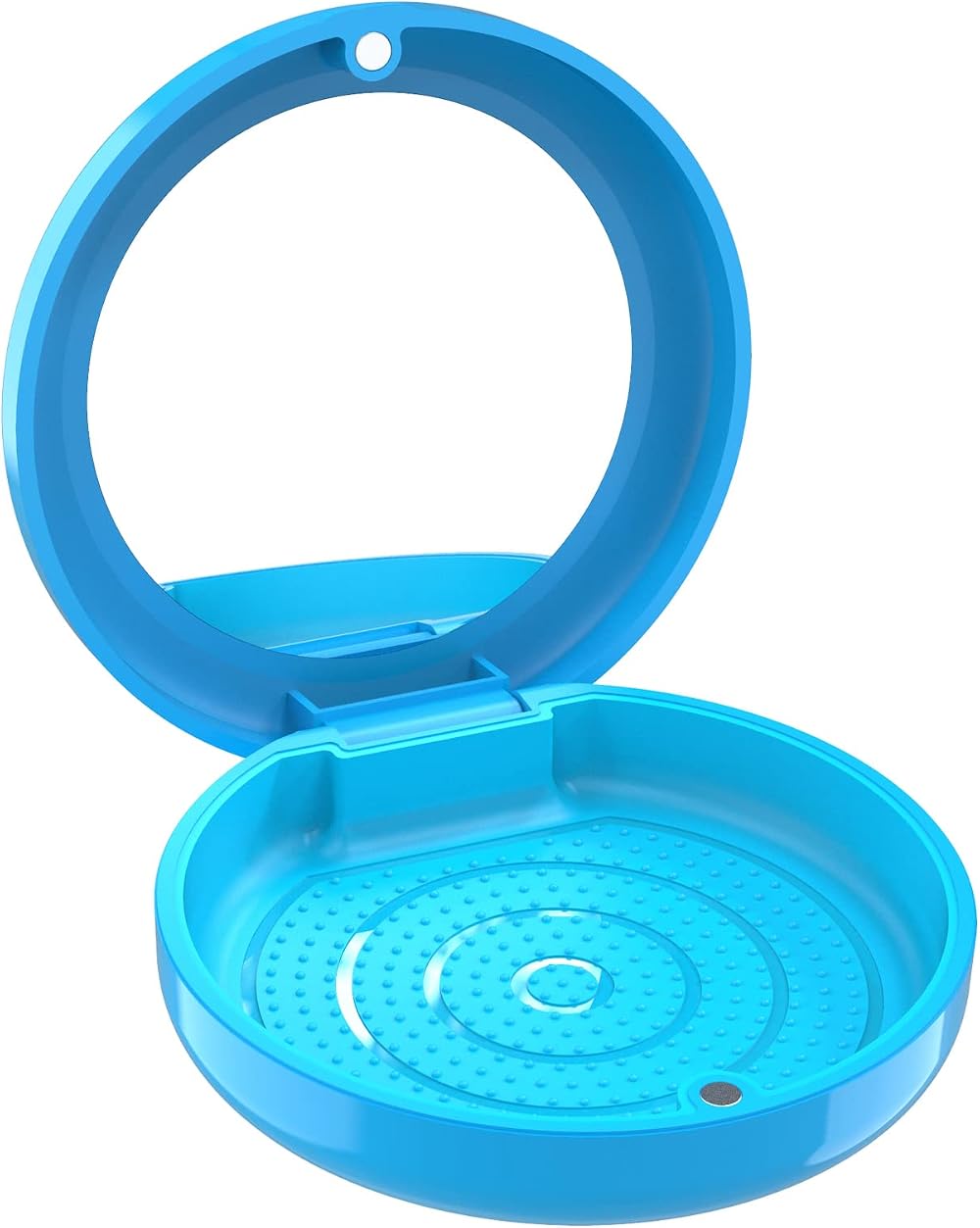 BVN Retainer Case with Mirror - Slim Box for Invisalign Aligners Blue