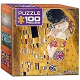 EuroGraphics Klimt - The Kiss (Der Kuss) Mini Puzzle (100-Piece)