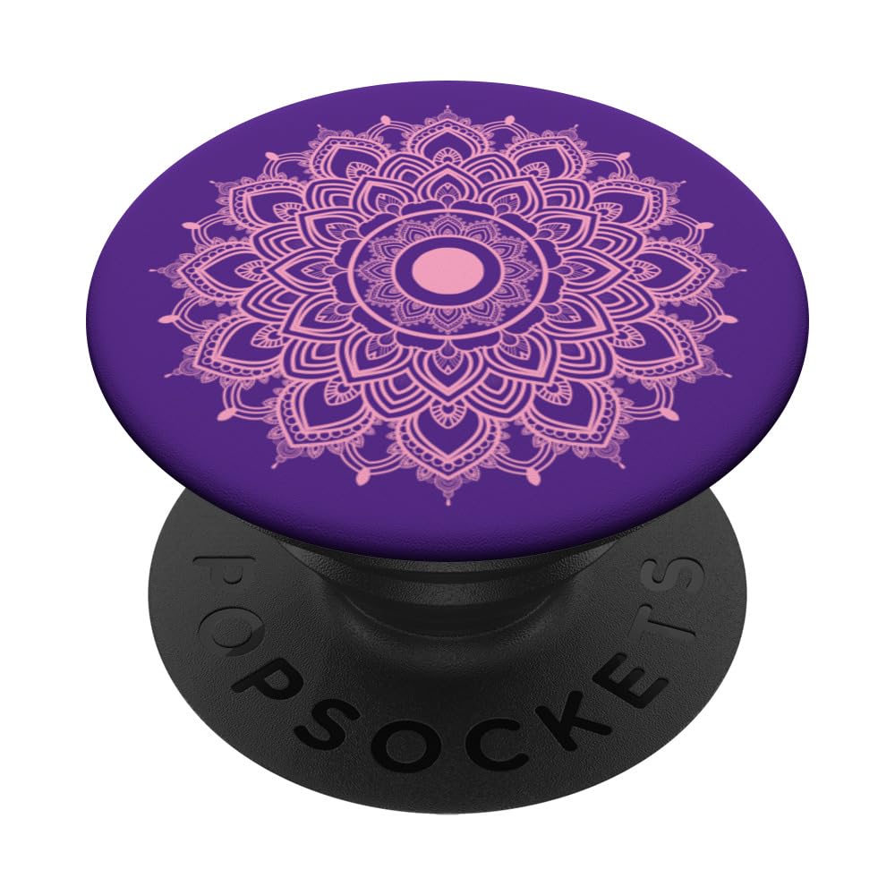 Mandala Circle Meditation Yoga Outfit PopSockets Swappable PopGrip