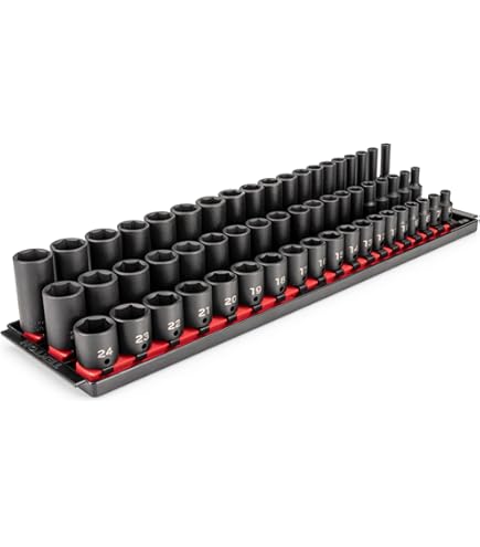 TEKTON 1/2 Inch Drive Impact Socket Set, 31-Piece | SID92105