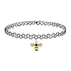 BodyJ4You 2PC Tattoo Choker Necklace - 90s Choker