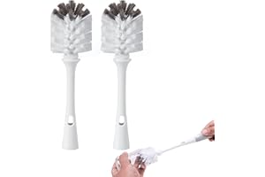 UXIETIN Bottle Brush Replacement Head Compatible with OXO,Flexible Dish Brush Refill Head Compatible with OXO,2PCS,Large Size(Brush Head Only,Handle Not Included)