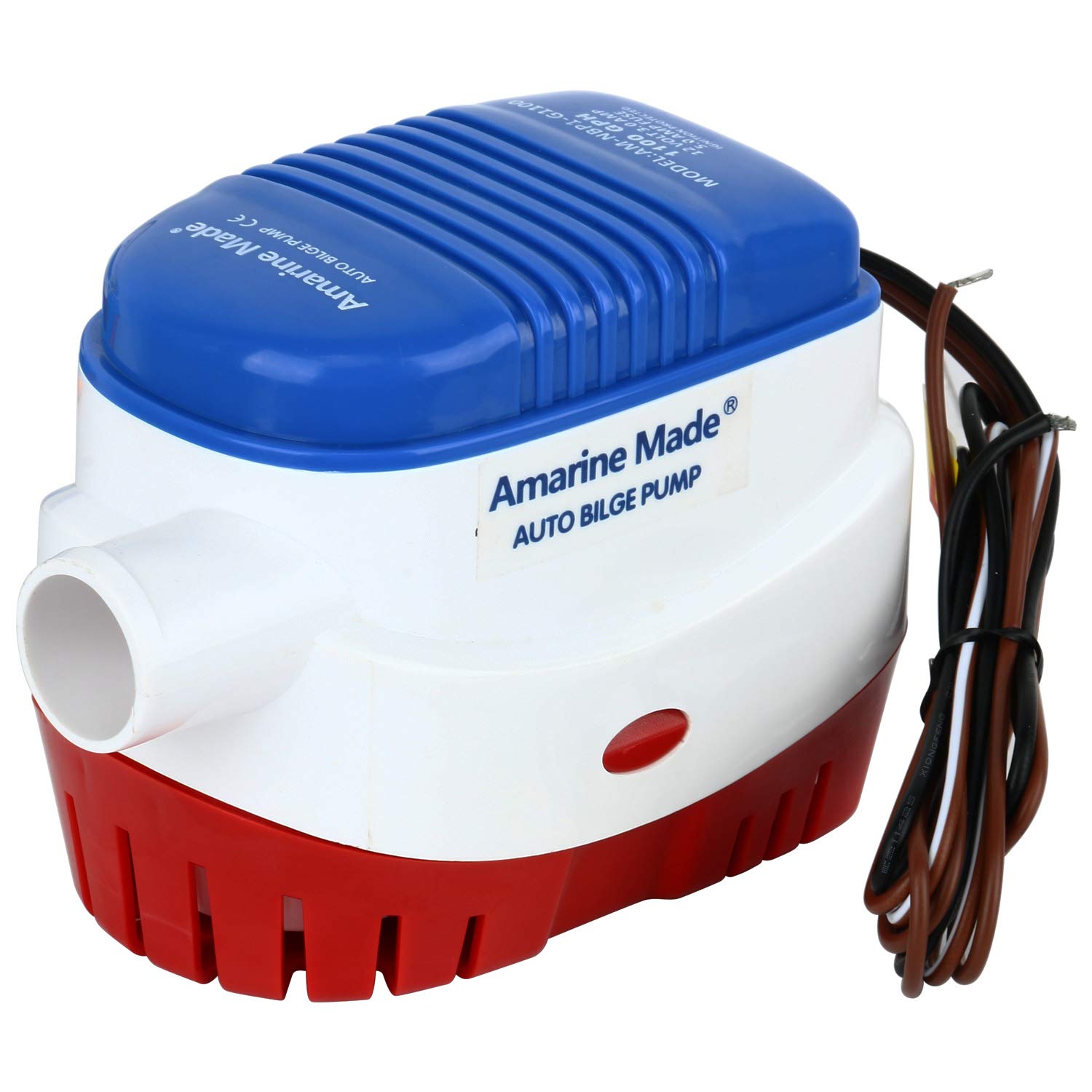 Amarine Made 12v 1100gph Automatic Submersible Boat Bilge Water Pump (1100gph Auto Pump)