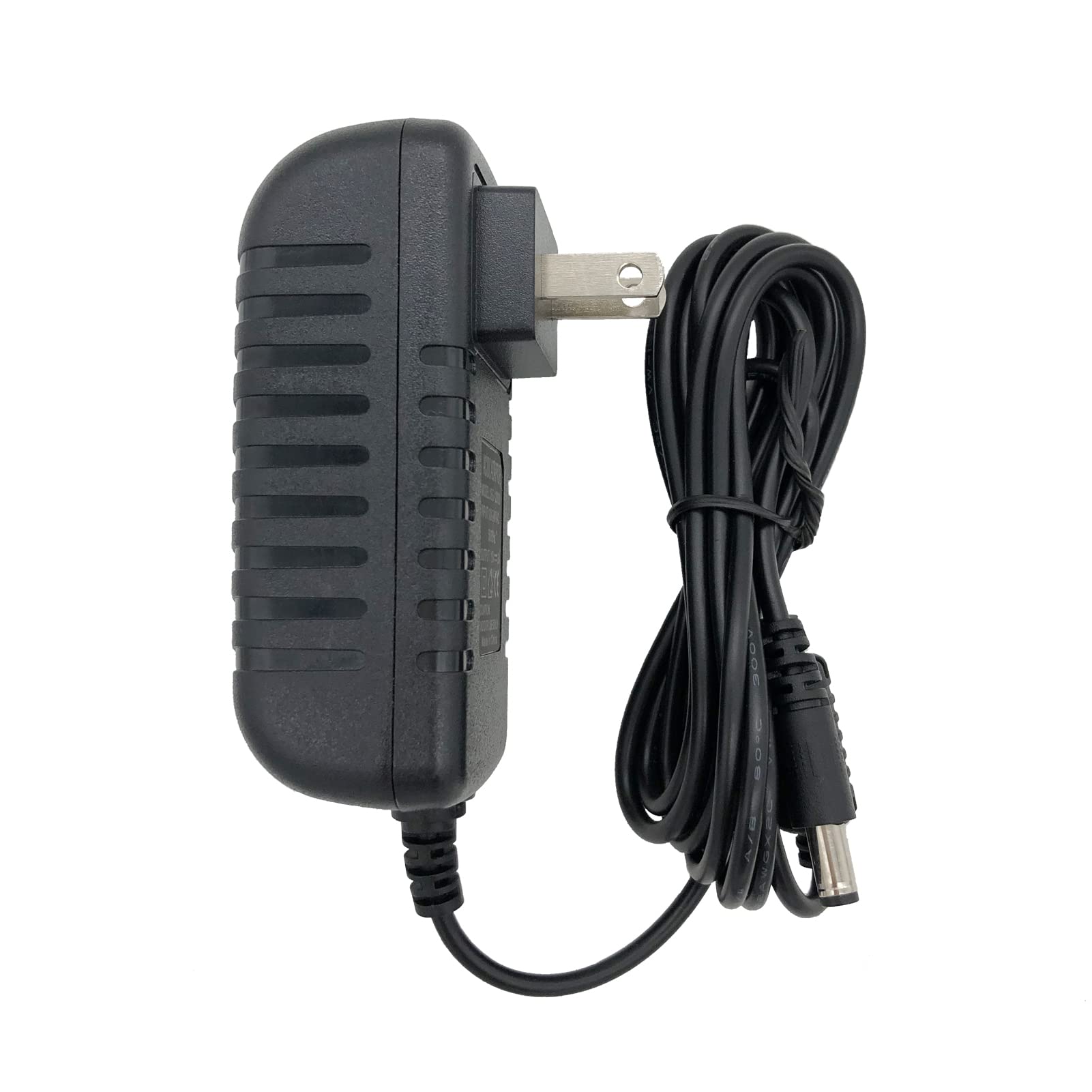 Mamaroo Replacement Power Cord - 12V AC Adapter fit for 4moms Mamaroo RockaRoo Baby Swing, 6.6 ft Charger Cable (Black)