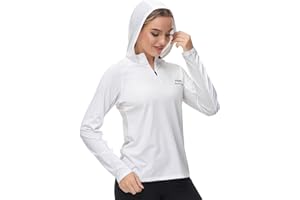 BASSDASH Women’s UPF 50+ Performance Hoodie Long Sleeve UV Fishing Hiking Shirt