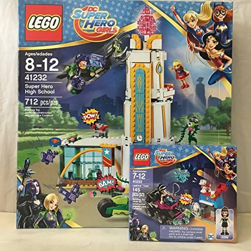 LEGO DC Super Hero Girls Super Hero High School & LEGO DC Super Hero Girls Lashina Tank