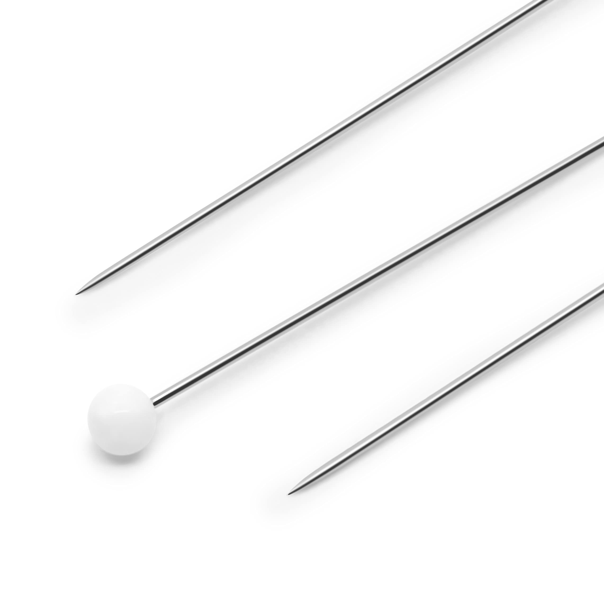 Dritz Dritz 61 Glass Head Pins, Extra Fine, 1-3/8-Inch (250-Count) , White