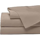 Cozy Earth Luxury Bed Sheet Set - 100% Viscose from Bamboo Fabric, Ultra-Soft & Breathable, Fits Regular & Deep Pocket Mattresses up to 20" - 4 Pieces Full Set Walnut