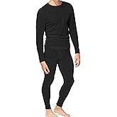 Place and Street Men’s Cotton Thermal Underwear Set Shirt Pants Long Johns