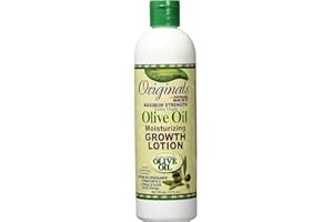 Africa's Best Originals Maximum Strength Extra Virgin Olive Oil Moisturizing Growth Lotion 12 oz (Pack of 2)