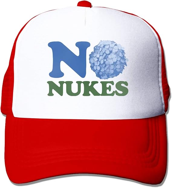 Amazon Co Jp 花 原発反対 No Nukes メッシュ キャップ 帽子 メンズ レディース 野球帽 Cap 通気性抜群 カジュアル 無地 日除け Uvカット 男女兼用 サイズ調整可能 服 ファッション小物