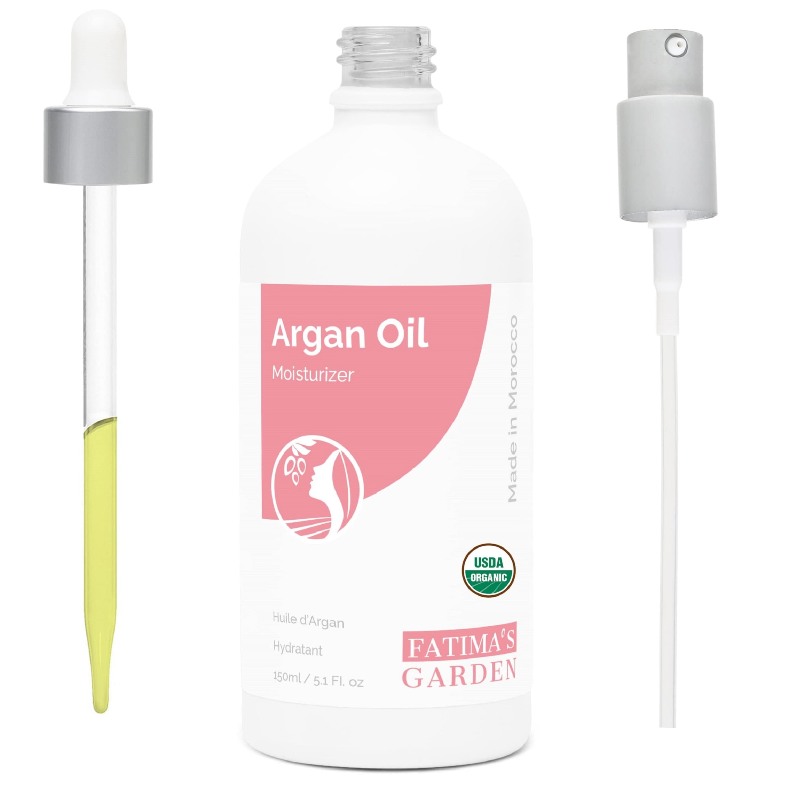 Fatima's Garden Argan Oil - Organic Moisturizer for Skin & Hair, 150ml