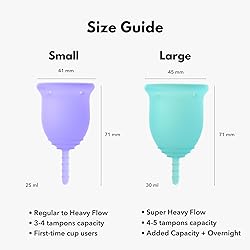 Lena Menstrual Cups, Reusable Period