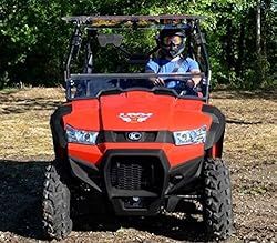SuperATV Scratch Resistant Flip Up Windshield for