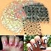 Zeagoo 50x 3D Design Tip Nail Art Sticker Decal Manicure Mix Color Flower