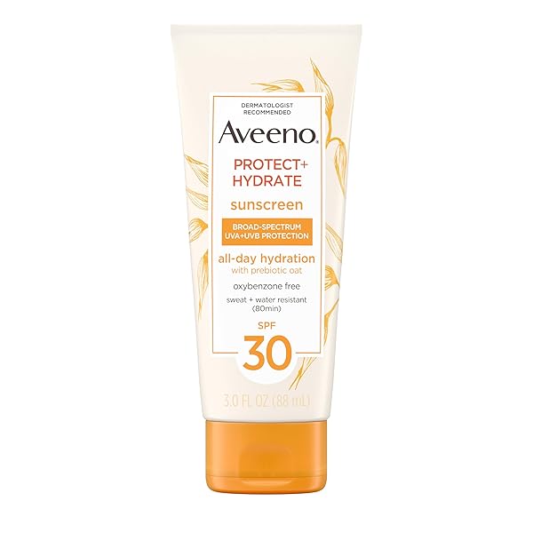 AVEENO PROTECT + HYDRATE MOISTURIZING SUNSCREEN LOTION WITH...