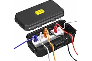 SZAOYU Medium Waterproof Electrical Connection Box (10.5*5.3*4 inch),Outdoor electrical box Extension Cord Box, IP54 Waterproof Protect Timer Outlet Plug, Extension Cables,Holiday Light Decoration
