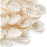 Floroom 300pcs Rose Petals Cream Faux Silk Flower Petals for Wedding Flower Girl Basket Aisle Scatter Dinner Table Centerpieces Party Confetti Bridal Shower Romantic Night Decoration